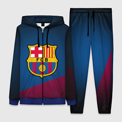 Женский 3D-костюм FCB Barcelona, цвет: 3D-синий
