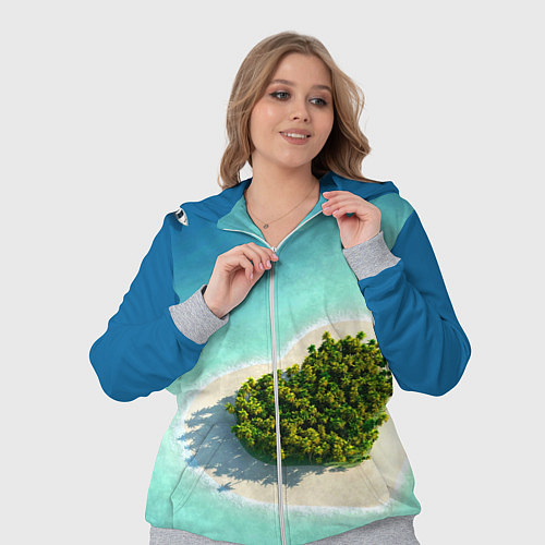 Женский костюм Остров / 3D-Меланж – фото 3