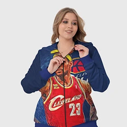 Женский 3D-костюм LeBron 23: Cleveland, цвет: 3D-синий — фото 2
