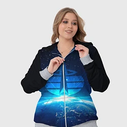 Женский 3D-костюм Космические войска, цвет: 3D-меланж — фото 2