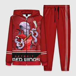 Женский 3D-костюм Detroit Red Wings, цвет: 3D-красный