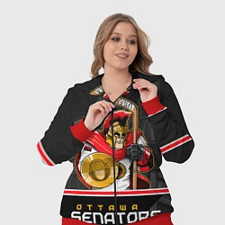 Женский 3D-костюм Ottawa Senators, цвет: 3D-красный — фото 2