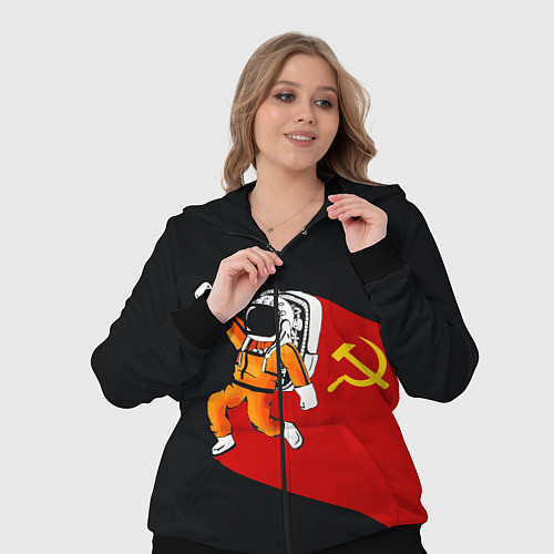 Женский костюм Советский Гагарин / 3D-Черный – фото 3