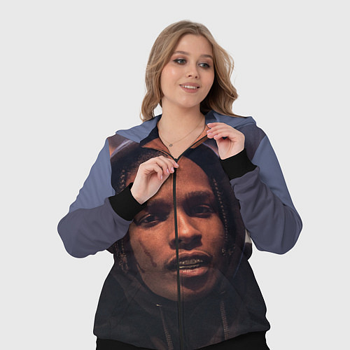 Женский костюм ASAP Rocky: Black Hip-Hop / 3D-Черный – фото 3