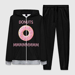 Женский 3D-костюм Donuts, цвет: 3D-меланж