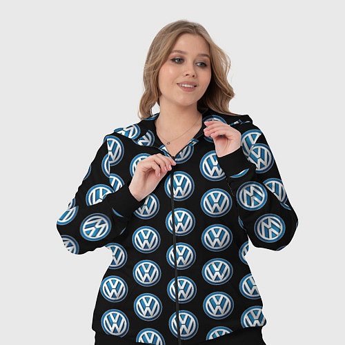 Женский костюм Volkswagen / 3D-Черный – фото 3