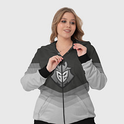 Женский 3D-костюм G2 Esports Uniform, цвет: 3D-черный — фото 2