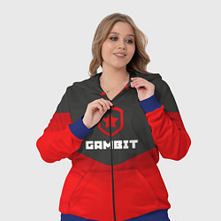 Женский 3D-костюм Gambit Gaming Uniform, цвет: 3D-синий — фото 2