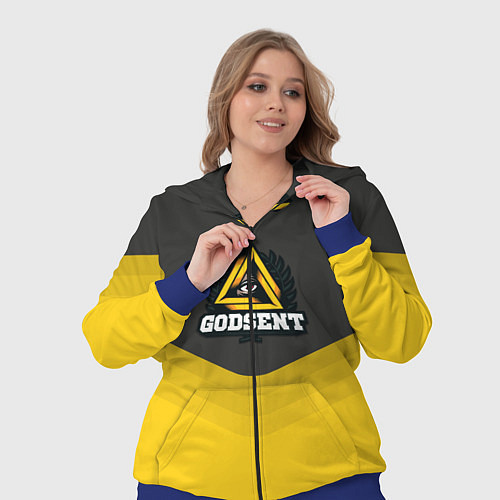 Женский костюм Godsent Uniform / 3D-Синий – фото 3