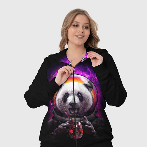 Женский костюм Panda Cosmonaut / 3D-Черный – фото 3