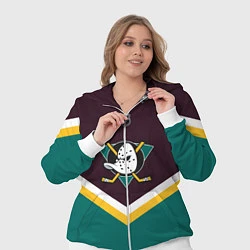 Женский 3D-костюм NHL: Anaheim Ducks, цвет: 3D-белый — фото 2