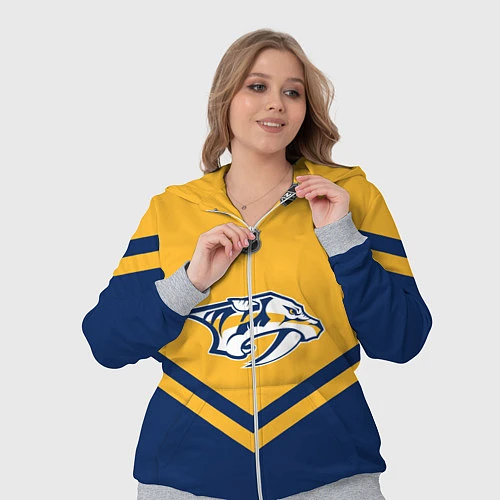 Женский костюм NHL: Nashville Predators / 3D-Меланж – фото 3