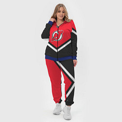 Женский 3D-костюм NHL: New Jersey Devils, цвет: 3D-синий — фото 2