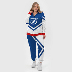 Женский 3D-костюм NHL: Tampa Bay Lightning, цвет: 3D-красный — фото 2