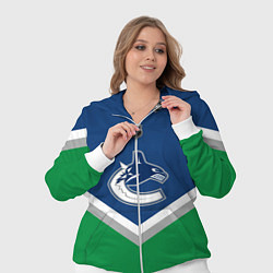 Женский 3D-костюм NHL: Vancouver Canucks, цвет: 3D-белый — фото 2