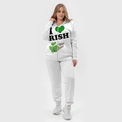 Женский 3D-костюм Ireland, I love Irish, цвет: 3D-белый — фото 2