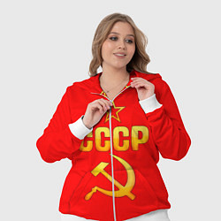 Женский 3D-костюм СССР, цвет: 3D-белый — фото 2
