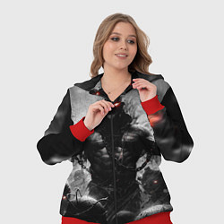 Женский 3D-костюм Disturbed: Demon Rage, цвет: 3D-красный — фото 2