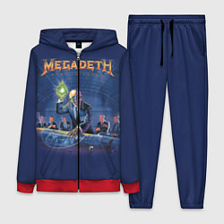 Женский 3D-костюм Megadeth: Rust In Peace, цвет: 3D-красный