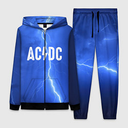 Женский 3D-костюм AC/DC: Lightning, цвет: 3D-черный