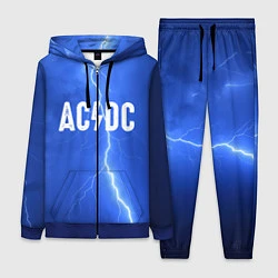 Женский 3D-костюм AC/DC: Lightning, цвет: 3D-синий