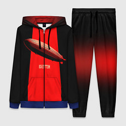 Женский 3D-костюм Led Zeppelin: Red line, цвет: 3D-синий