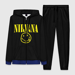 Женский 3D-костюм Nirvana Rock, цвет: 3D-синий