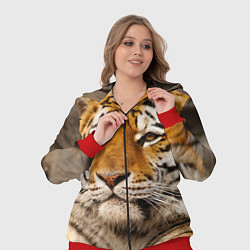 Женский 3D-костюм Мудрый тигр, цвет: 3D-красный — фото 2