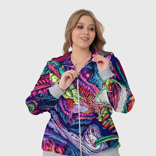 Женский костюм Hyper Beast Style / 3D-Меланж – фото 3