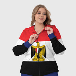 Женский 3D-костюм Флаг и герб Египта, цвет: 3D-синий — фото 2