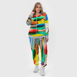 Женский 3D-костюм Кисти и краски, цвет: 3D-меланж — фото 2