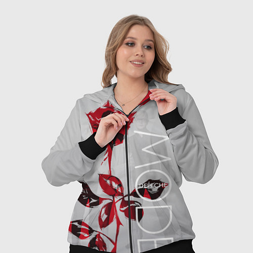 Женский костюм Depeche Mode: Red Rose / 3D-Черный – фото 3