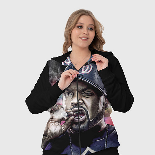 Женский костюм Ice Cube: Big boss / 3D-Черный – фото 3