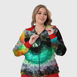 Женский 3D-костюм Eyes swag, цвет: 3D-красный — фото 2