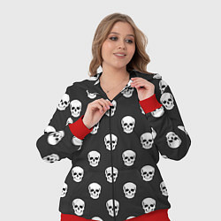 Женский 3D-костюм BFMV: Skulls, цвет: 3D-красный — фото 2