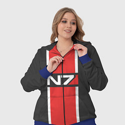 Женский 3D-костюм Mass Effect: N7, цвет: 3D-синий — фото 2