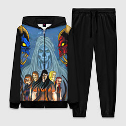 Женский 3D-костюм Dethklok: Heroes, цвет: 3D-черный