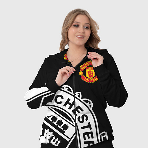 Женский костюм Man United: Black Collection / 3D-Черный – фото 3