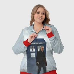 Женский 3D-костюм Доктор кто, цвет: 3D-красный — фото 2