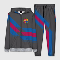 Женский 3D-костюм Barcelona FC: Dark style, цвет: 3D-меланж