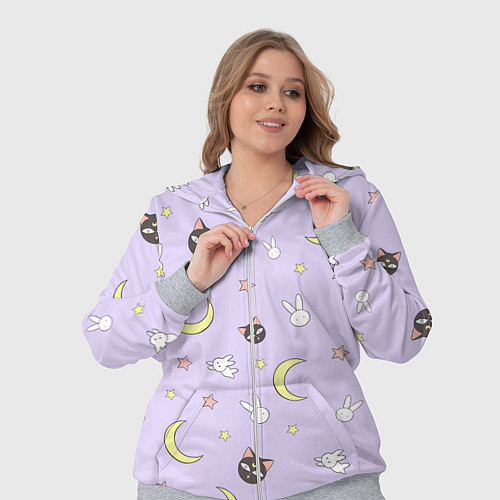 Женский костюм Сейлор Мур / 3D-Меланж – фото 3