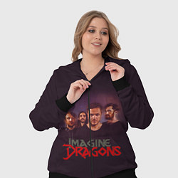 Женский 3D-костюм Группа Imagine Dragons, цвет: 3D-черный — фото 2