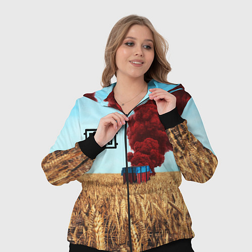 Женский костюм PUBG Box / 3D-Черный – фото 3