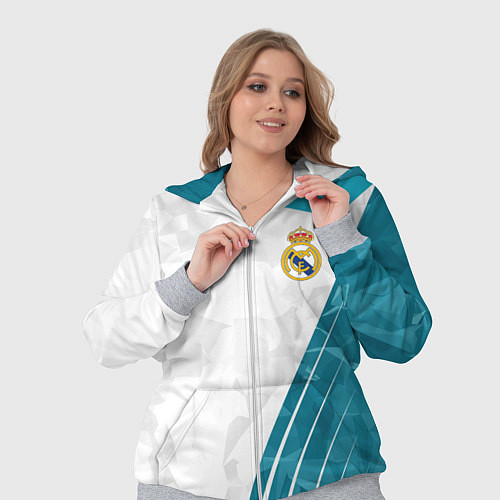 Женский костюм FC Real Madrid: Abstract / 3D-Меланж – фото 3