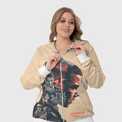 Женский 3D-костюм Stranger Things, цвет: 3D-белый — фото 2