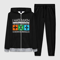 Женский 3D-костюм Ed Sheeran: I hate math, цвет: 3D-меланж