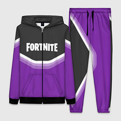 Женский 3D-костюм Fortnite Violet, цвет: 3D-черный