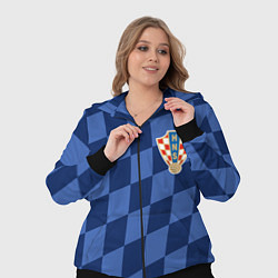 Женский 3D-костюм Сборная Хорватии, цвет: 3D-черный — фото 2