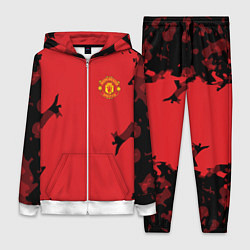 Женский 3D-костюм FC Manchester United: Red Original, цвет: 3D-белый