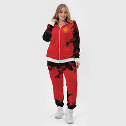 Женский 3D-костюм FC Manchester United: Red Original, цвет: 3D-белый — фото 2